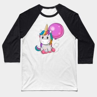 Cute Unicorn Baseball T-Shirt